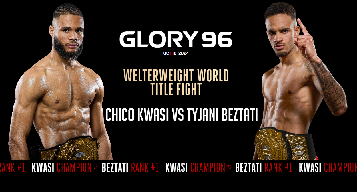 Chico Kwasi vs Tyjani Beztati - Glory 96 www.top-fighters.com