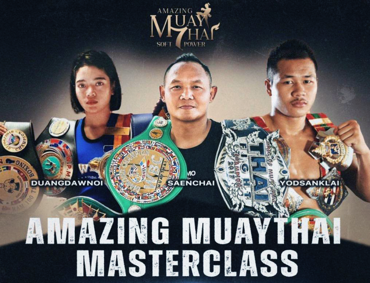 Amazing Muaythai MasterClass Calgary Canada 2024 - Saenchai